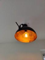 Plafondlampen zwart met goud, Ophalen of Verzenden, Zo goed als nieuw, Metaal, Minder dan 50 cm
