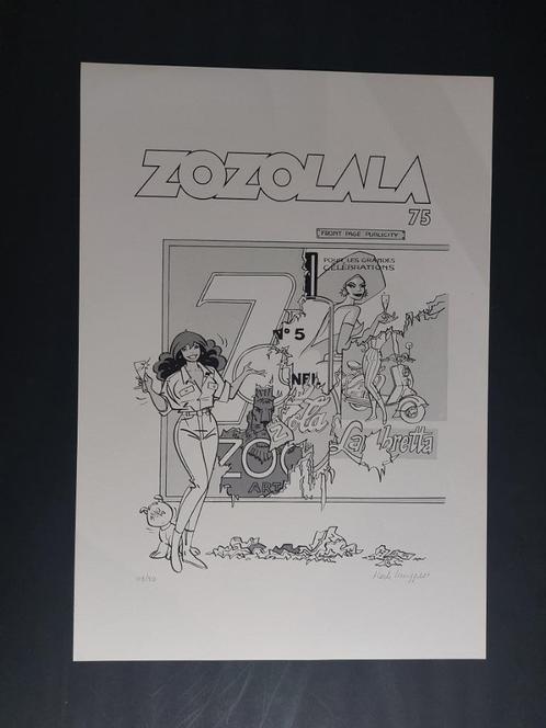 Franka prent Zozolala 75, Boeken, Stripboeken, Nieuw, Eén stripboek, Ophalen of Verzenden