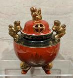 Antieke Chinese Parfum Lamp. Beschermleeuw., Antiek en Kunst, Antiek | Lampen, Ophalen of Verzenden