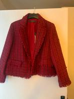 Rood Tweed Jasje - Primark - Maat L, Kleding | Dames, Jasjes, Kostuums en Pakken, Nieuw, Jasje, Rood, Ophalen