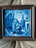Delfts Blauwe tegel de loodgieter Jan Luyken, Antiek en Kunst, Ophalen of Verzenden