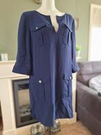 Diane von Furstenburg blauwe jurk 6 40 M Gratis Verzenden !, Kleding | Dames, Maat 38/40 (M), Zo goed als nieuw, Knielengte, Diane von Furstenberg