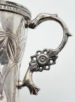 Verzilverde beker met neogotische decoratie, ca. 1890, Antiek en Kunst, Ophalen of Verzenden