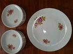 Gebakstel wit met bloemen, Antiek en Kunst, Antiek | Servies los, Ophalen