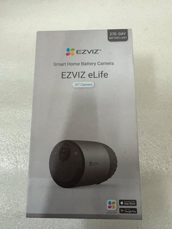 Ezviz BC1C 4MP Camera + Solar Panel - Nieuw!, Audio, Tv en Foto, Videobewaking, Nieuw, Buitencamera, Ophalen of Verzenden
