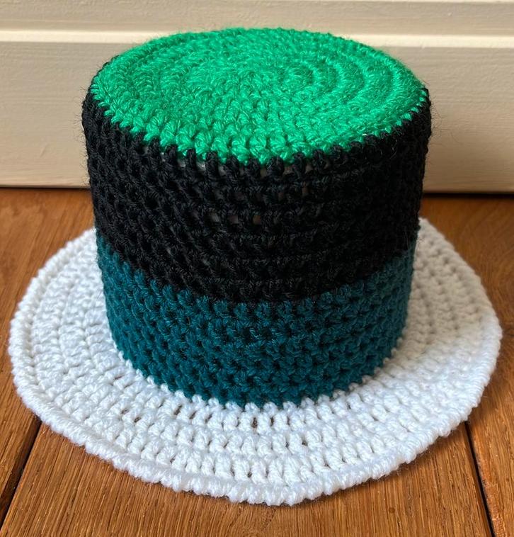 Toiletrolhoedje gehaakt hoesje closetpapier oldtimer groen, Caravans en Kamperen, Kampeeraccessoires, Nieuw, Ophalen of Verzenden