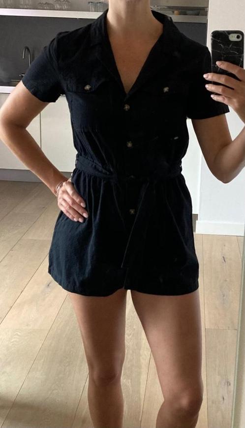 Nieuwe zwarte playsuit (H&M), Kleding | Dames, Jumpsuits, Nieuw, Maat 38/40 (M), Zwart, Ophalen of Verzenden