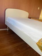 Bed 1 persoons, Huis en Inrichting, Ophalen, 90 cm, Eenpersoons, Wit