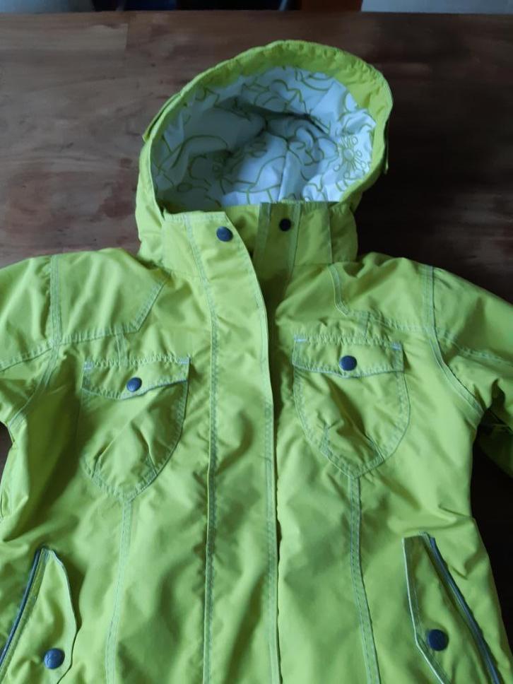 Ski jack meisjes mt 152 Rucanor z.g.a.n. kleur zacht groen, Kinderen en Baby's, Kinderkleding | Maat 152, Zo goed als nieuw, Meisje