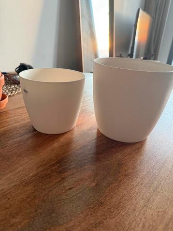 Witte Elho Bloempotten - Set van 2 beschikbaar voor biedingen