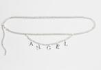 Zilveren Kettingriem met Engelenletters – H&M Divided, H&M, Minder dan 3 cm, Tailleriem, Ophalen of Verzenden