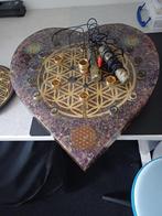 Orgonite hart power plate 46 cm breed, Ophalen, Zo goed als nieuw, Overige typen