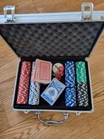 Pokerset in luxe koffer, Ophalen of Verzenden, Zo goed als nieuw