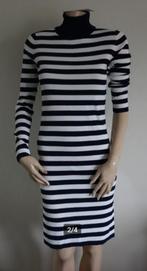 nieuwe donkerblauwe NIKKIE streep jurk, Maat 38/40 (M), Nieuw, Cocktailjurk, Nikkie