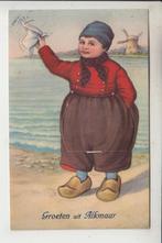 Alkmaar, Groeten uit - Leperello - Klepjeskaart, Verzamelen, Ansichtkaarten | Nederland, Ophalen of Verzenden, 1920 tot 1940, Gelopen