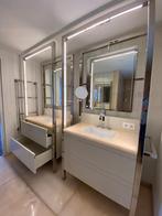 Badkamer meubel marmeren blad breed 110cm hoog 230cm, Ophalen, 100 tot 150 cm, Zo goed als nieuw, Minder dan 100 cm
