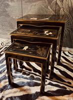 CHINEES MIMISET HANDBESCHILDERD SPEKSTEEN NESTING SET, Ophalen