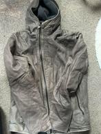 Leren heren jas, italiaans maat 52, Ophalen of Verzenden, Gedragen, Maat 52/54 (L), Zwart