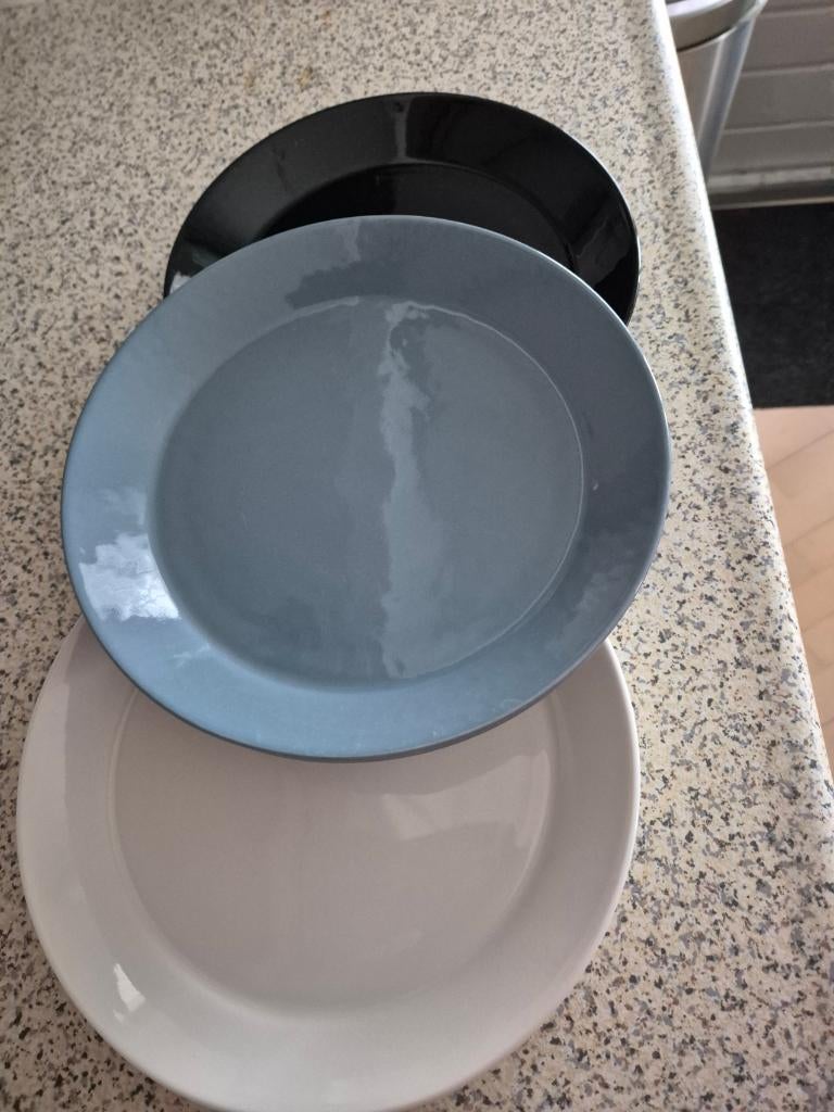 teema borden, Ophalen, Zo goed als nieuw, Bord(en), Effen