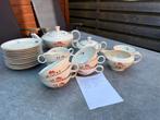 Oud Porseleinen thee servies - heel dun - in goede staat!, Ophalen of Verzenden