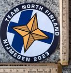 Sticker Nijmegense vierdaagse Nijmegen team North Finland 23, Ophalen of Verzenden, Zo goed als nieuw