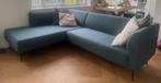 Groen banken met chaise longue / green sofa with chaise loun, Huis en Inrichting, Ophalen, Driepersoons, 75 tot 100 cm, Zo goed als nieuw
