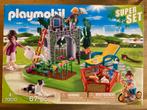 Playmobil - tuin / spelen / dieren - super set - 70010, Complete set, Ophalen of Verzenden, Zo goed als nieuw