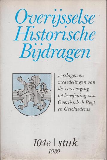 Overijsselse Historische Bijdragen. 104e stuk 1989 Verslagen beschikbaar voor biedingen