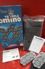 Tripple Domino van Schmidt,  gloednieuw, grote stenen!, Hobby en Vrije tijd, Gezelschapsspellen | Bordspellen, Ophalen of Verzenden