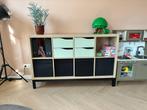 Kallax 8 vakken met onderframe, Ophalen, Gebruikt, 25 tot 50 cm, 100 tot 150 cm
