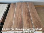 PVC Click Vloer 6.5mm - 50m² Superieure Kwaliteit (pvc klik), Ophalen of Verzenden, Nieuw