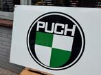 Groot oud PUCH emaille reclamebord, Ophalen, Reclamebord, Gebruikt, .