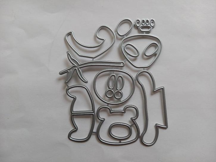 Stans / snijmal: pandabeer, Hobby en Vrije tijd, Kaarten | Zelf maken, Nieuw, Pons of Mal, Dieren, Verzenden