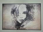 Groot schilderij doek vrouw, Antiek en Kunst, Kunst | Schilderijen | Modern, Ophalen