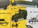 Boekjes oude modellen Dinky Toys., Ophalen of Verzenden, Landmacht, Nederland, Boek of Tijdschrift