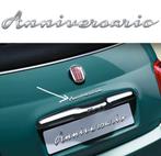 Anniversario embleem achterzijde Fiat 500, Auto diversen, Auto-accessoires, Nieuw, Verzenden