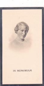 Lucia P. M. MARGRY  1917-1938, Verzamelen, Bidprentjes en Rouwkaarten, Bidprentje, Verzenden