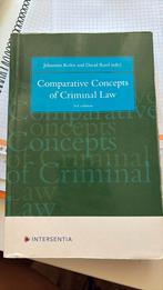 Comparative Concepts of Criminal Law ISBN: 9781780686851, Boeken, Studieboeken en Cursussen, Ophalen of Verzenden, Alpha, Zo goed als nieuw