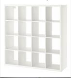 Ikea Kallax kast, wit, Huis en Inrichting, Kasten | Wandmeubels, Ophalen, Gebruikt, Minder dan 150 cm, Minder dan 100 cm