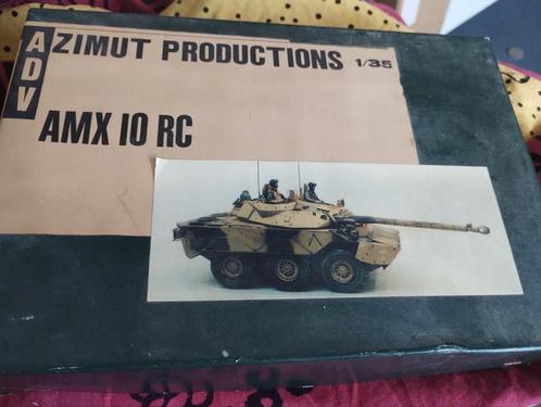 AMX 10 RC Tank 1/35 Azimut Productions, Hobby en Vrije tijd, Modelbouw | Auto's en Voertuigen, Gebruikt, Tank, 1:32 tot 1:50, Overige merken