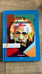 Dit is onderzoek! - Ben Baarda, Zo goed als nieuw, Noordhoff Uitgevers, Beta, HBO