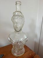 Glazen vrouwenbuste/vaas, Antiek en Kunst, Ophalen of Verzenden