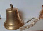 Mooie oude koperen scheepsbel - 18cm, Antiek en Kunst, Ophalen of Verzenden, Koper