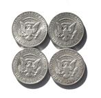 Verenigde Staten 0,5 dollar 1964-65-66-67 (zilver), Postzegels en Munten, Munten | Amerika, Zilver, Ophalen of Verzenden, Noord-Amerika