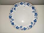 Oud brocante diep bord Pommes blauw Frans St Amand, Ophalen of Verzenden