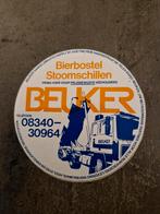 3792 Beuker Sticker - Bierbostel & Stoomschillen, Verzamelen, Ophalen of Verzenden