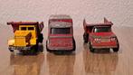 Dodge dumper truck, Euclid rear dump truck, Leyland Terriër., Ophalen of Verzenden, Gebruikt, Bus of Vrachtwagen, Matchbox