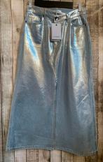 Super gave zilveren jeansrok met split van Co’ Couture (Mt S, Kleding | Dames, Rokken, Overige kleuren, Verzenden, Nieuw, Maat 36 (S)