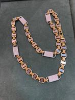 18KT Goud - 65 Gram - Ketting - PLATTE MAGNUM - 65 cm, Ophalen, Nieuw, Goud
