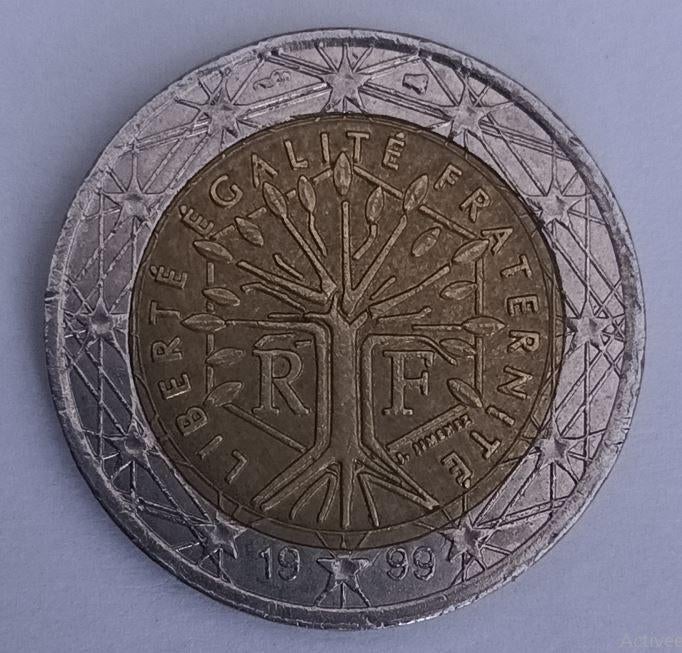 Zeldzame 2 Euro munt Frankrijk, Postzegels en Munten, Munten | Europa | Euromunten, Ophalen of Verzenden, Frankrijk, 2 euro, Losse munt